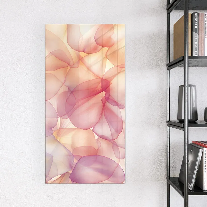 Magnettafel - Rosa Blütenblätter