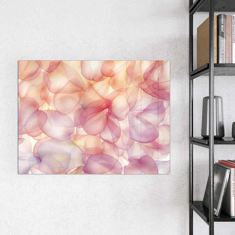 Magnettafel - Rosa Blütenblätter