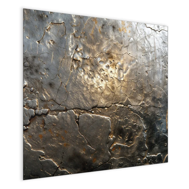 Magnettafel - Rissiges Metall
