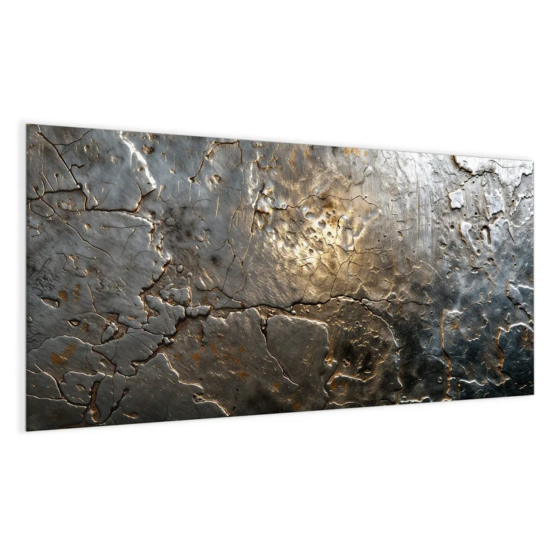 Magnettafel - Rissiges Metall