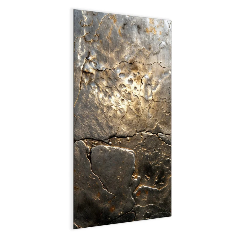 Magnettafel - Rissiges Metall