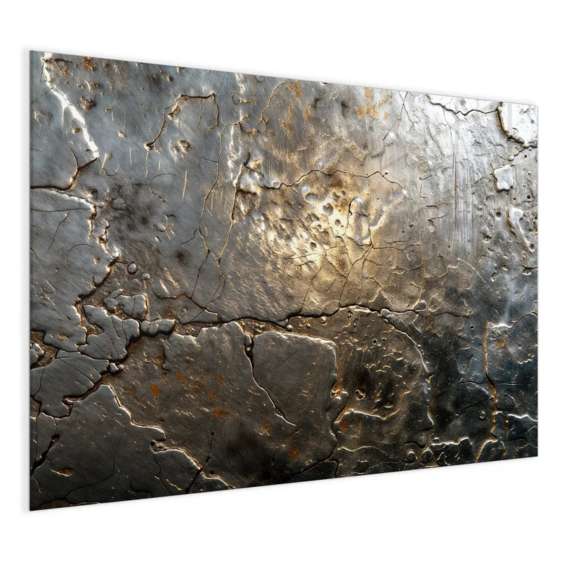 Magnettafel - Rissiges Metall