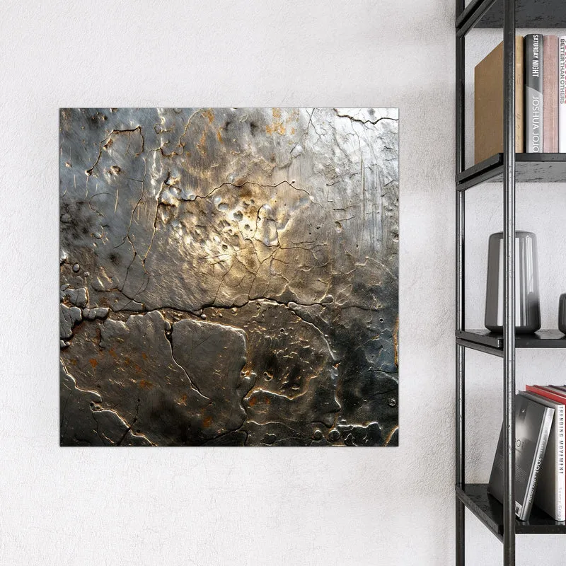 Magnettafel - Rissiges Metall