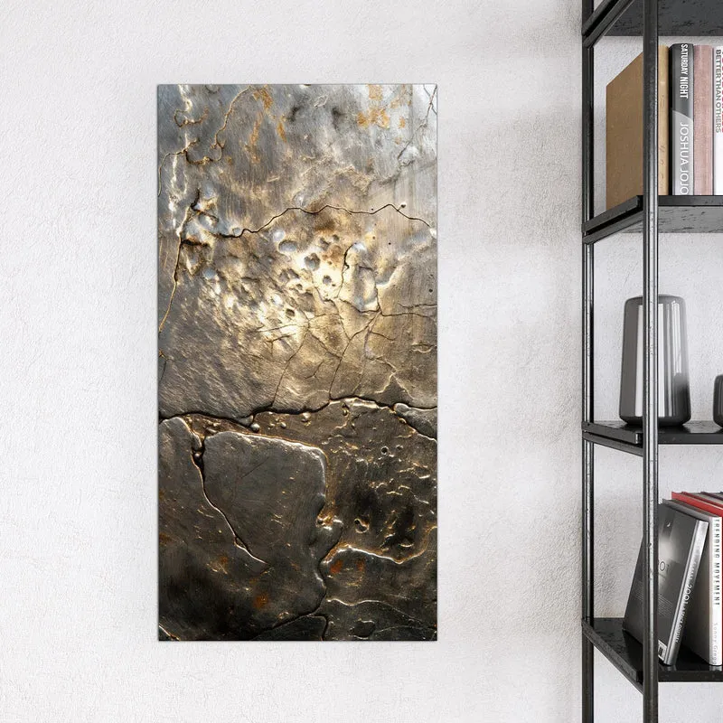Magnettafel - Rissiges Metall