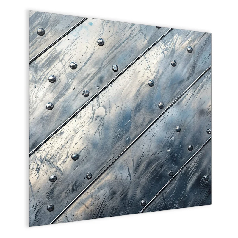 Magnettafel - Diagonale Metallpaneele