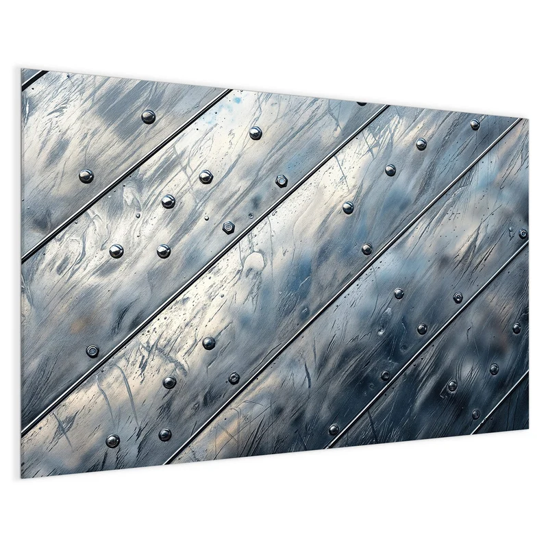 Magnettafel - Diagonale Metallpaneele