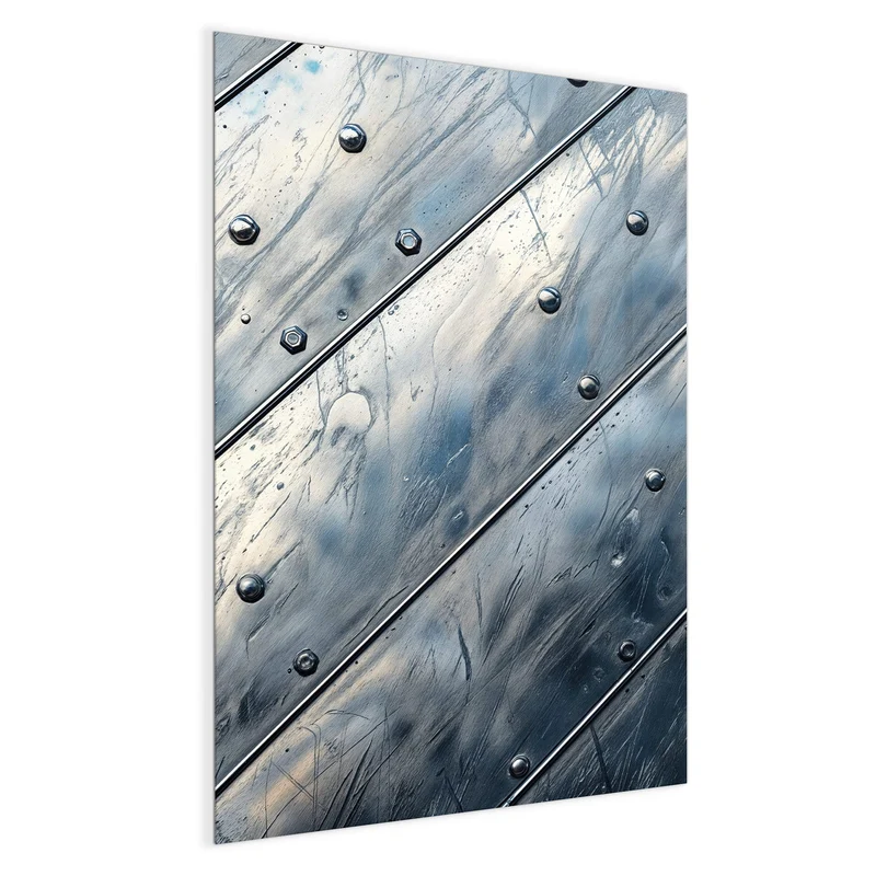 Magnettafel - Diagonale Metallpaneele