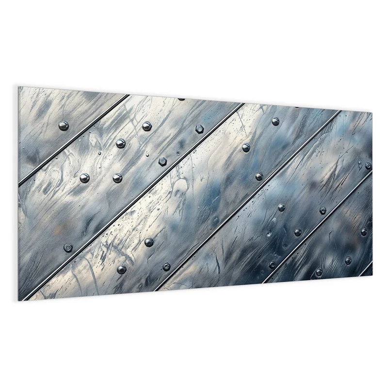 Magnettafel - Diagonale Metallpaneele