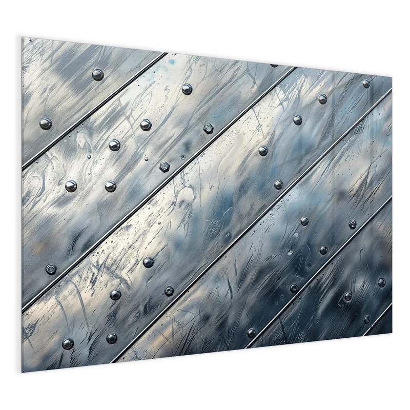 Magnettafel - Diagonale Metallpaneele
