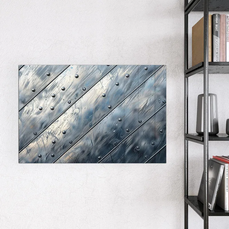 Magnettafel - Diagonale Metallpaneele