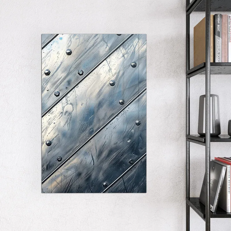 Magnettafel - Diagonale Metallpaneele