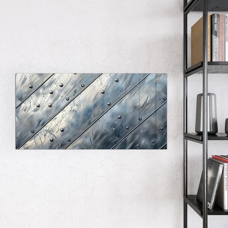 Magnettafel - Diagonale Metallpaneele