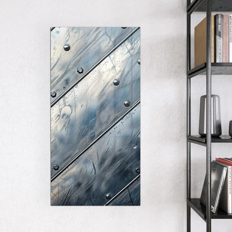 Magnettafel - Diagonale Metallpaneele