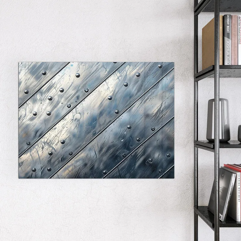 Magnettafel - Diagonale Metallpaneele