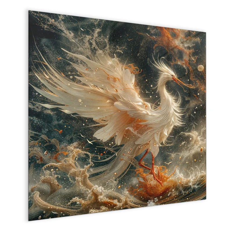 Magnettafel - Eleganter Vogel