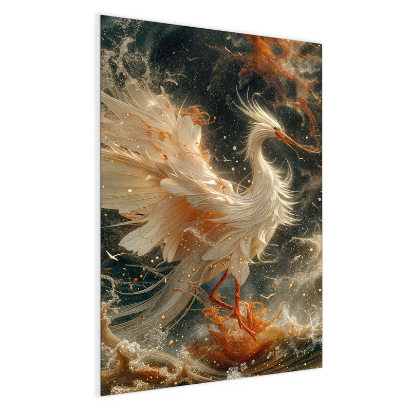 Magnettafel - Eleganter Vogel