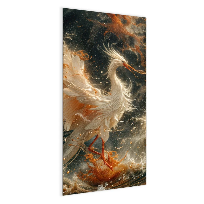 Magnettafel - Eleganter Vogel