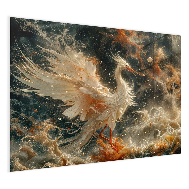 Magnettafel - Eleganter Vogel