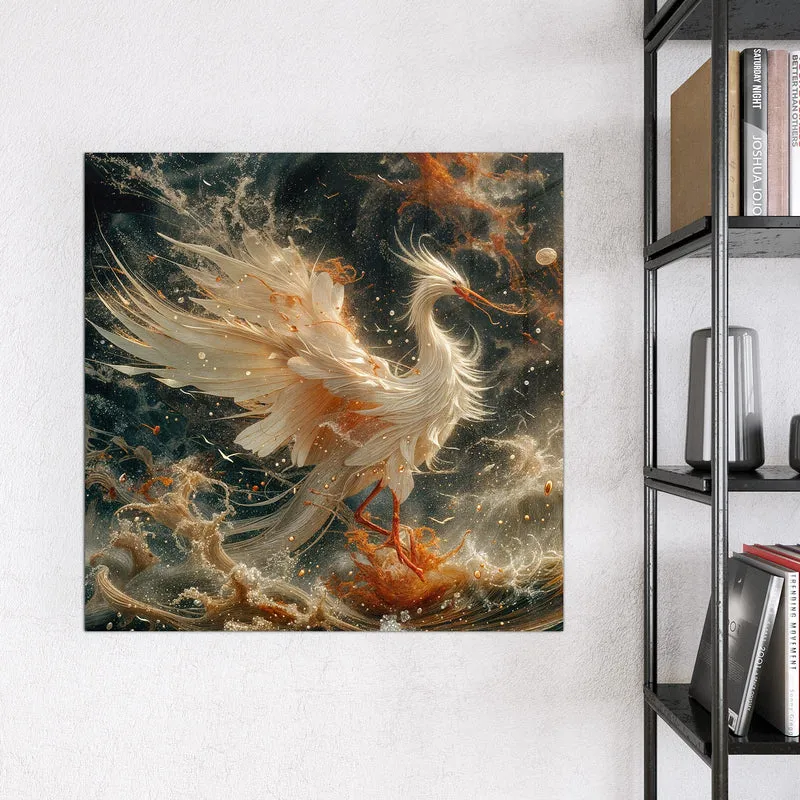 Magnettafel - Eleganter Vogel