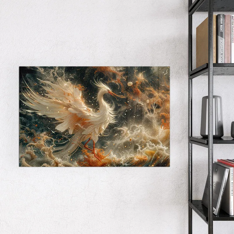Magnettafel - Eleganter Vogel