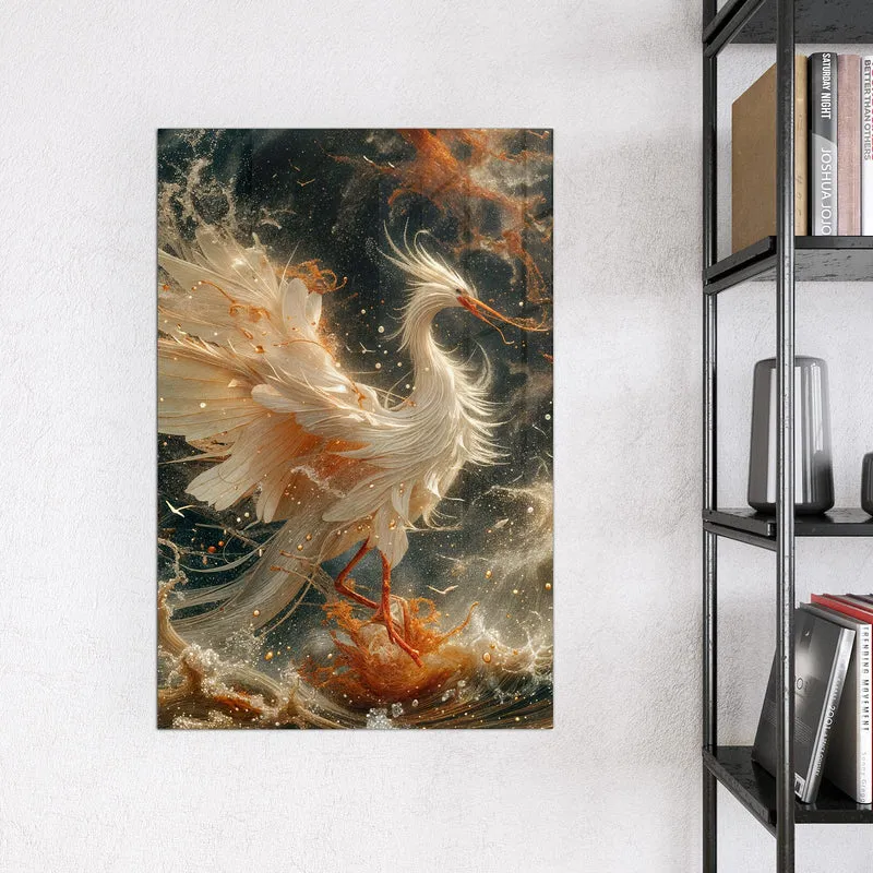 Magnettafel - Eleganter Vogel