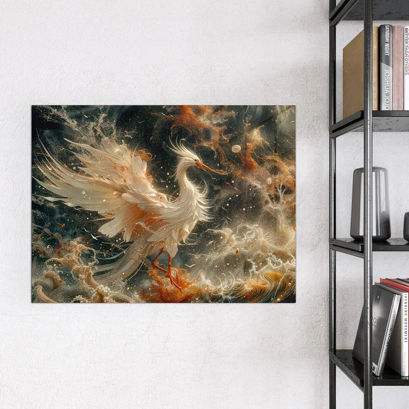 Magnettafel - Eleganter Vogel