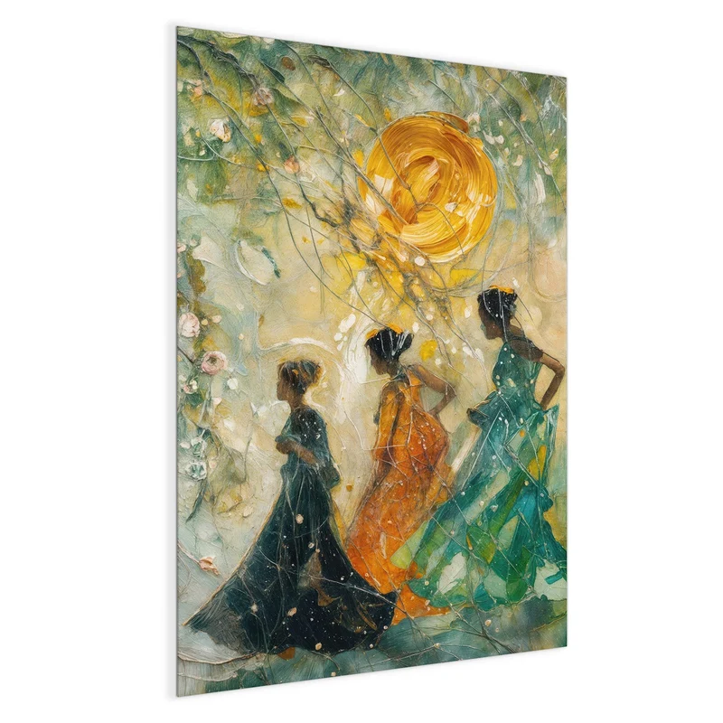 Magnettafel - Spaziergang in Blüten