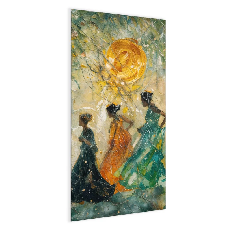 Magnettafel - Spaziergang in Blüten