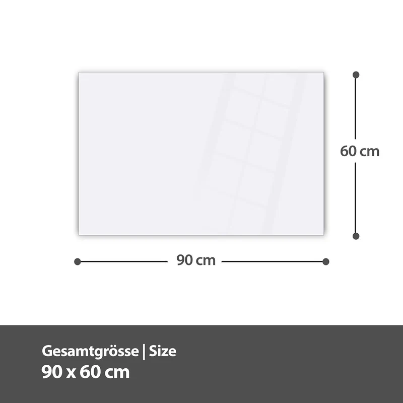 Magnettafel - Tiger im Feuer