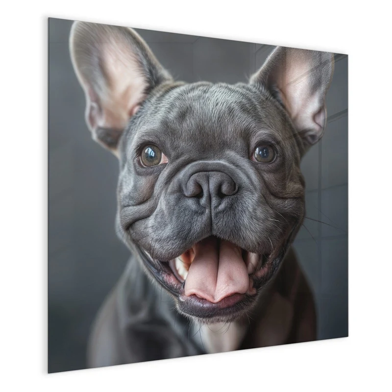 Magnettafel - Lachender Hund