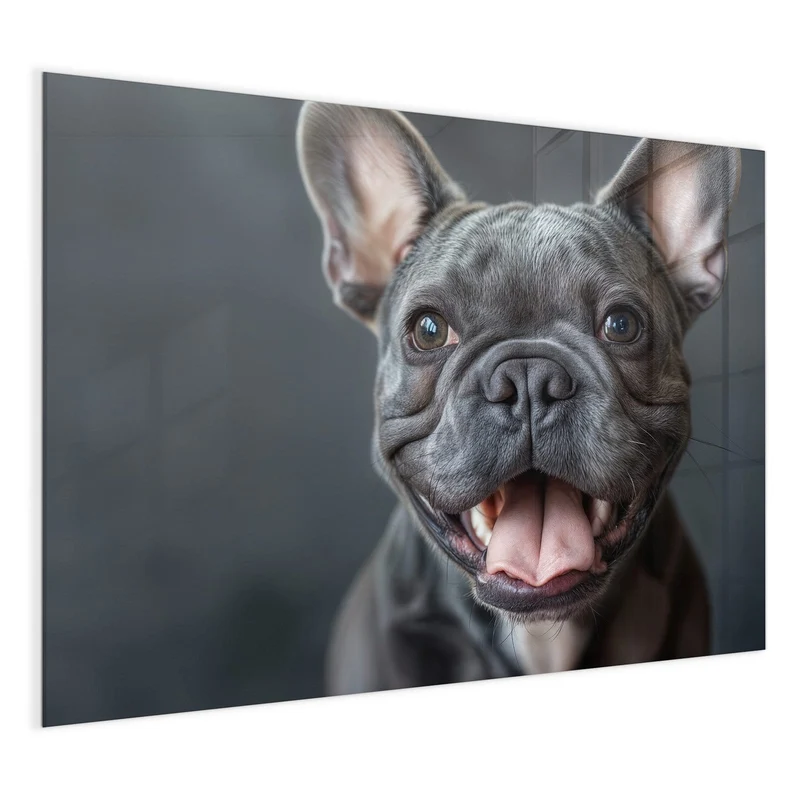 Magnettafel - Lachender Hund