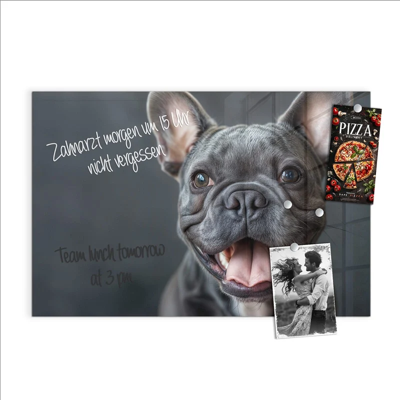 Magnettafel - Lachender Hund
