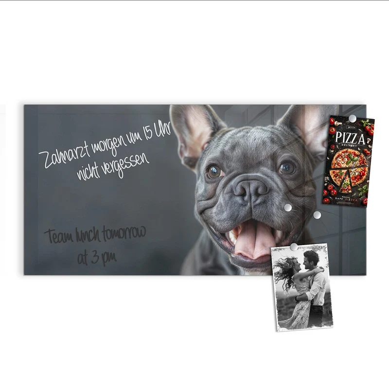 Magnettafel - Lachender Hund