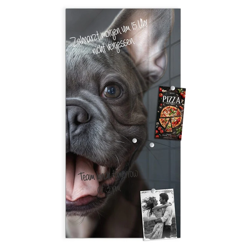 Magnettafel - Lachender Hund