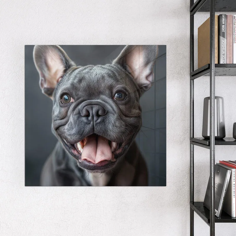 Magnettafel - Lachender Hund