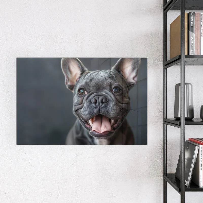 Magnettafel - Lachender Hund