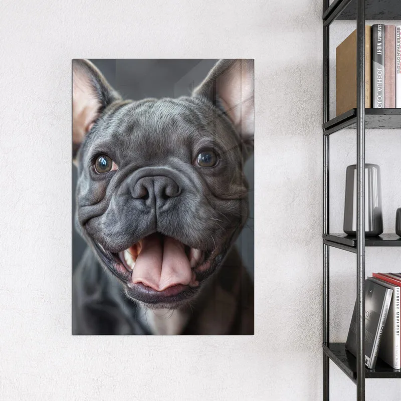 Magnettafel - Lachender Hund