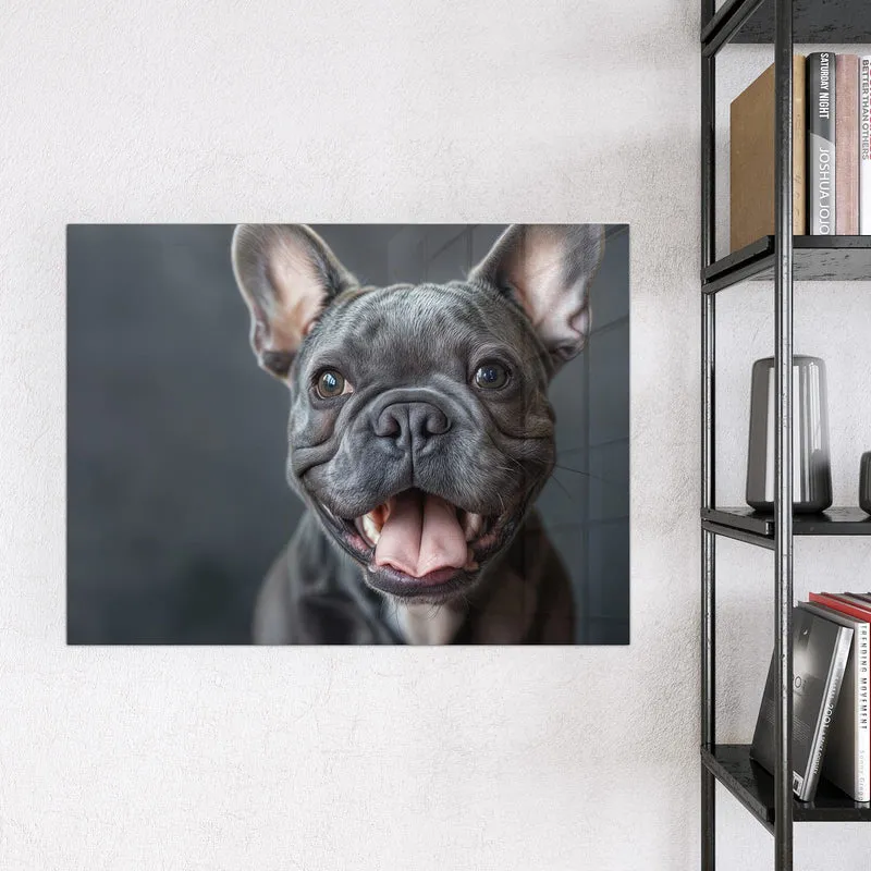 Magnettafel - Lachender Hund