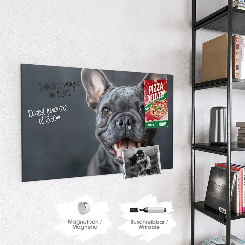 Magnettafel - Lachender Hund