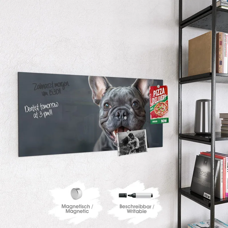 Magnettafel - Lachender Hund
