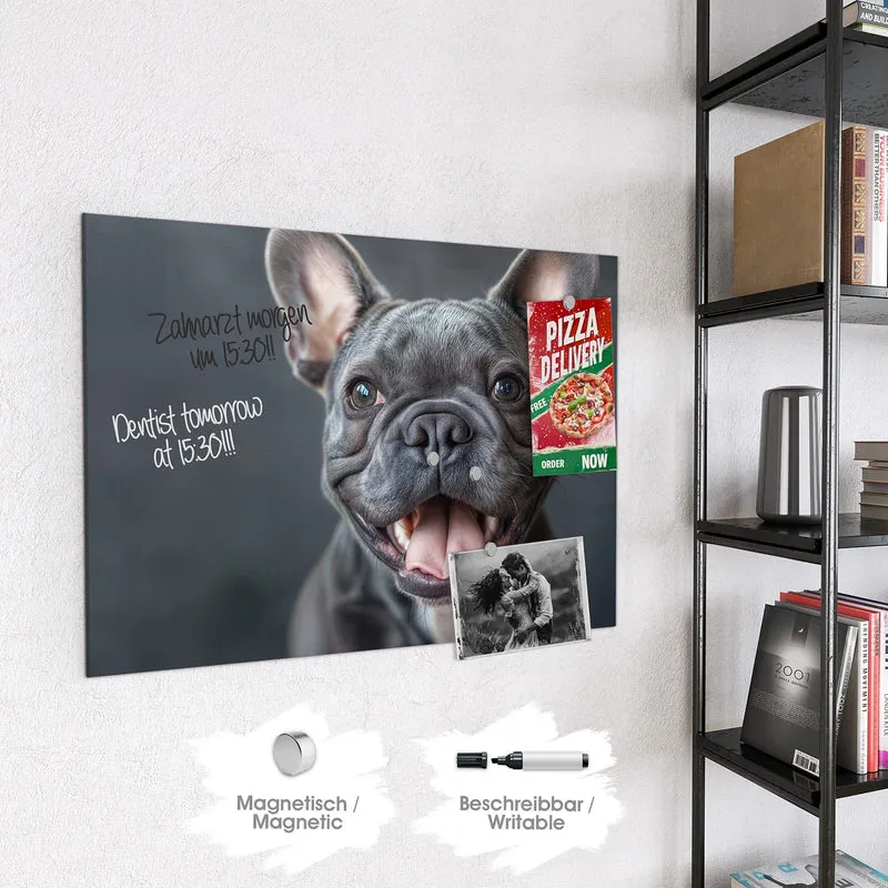 Magnettafel - Lachender Hund