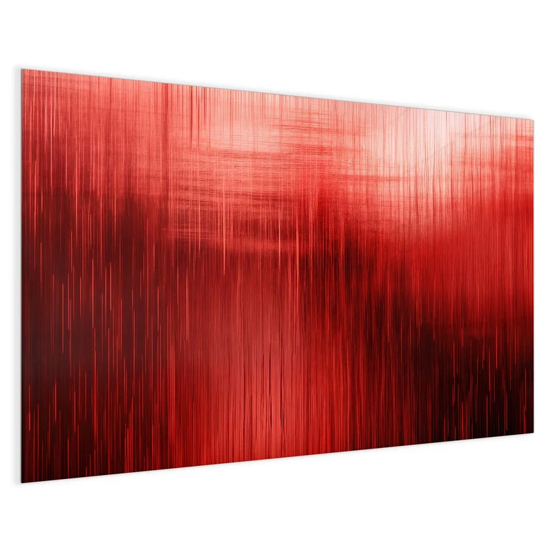 Magnettafel - Vertikale Linien in Rot
