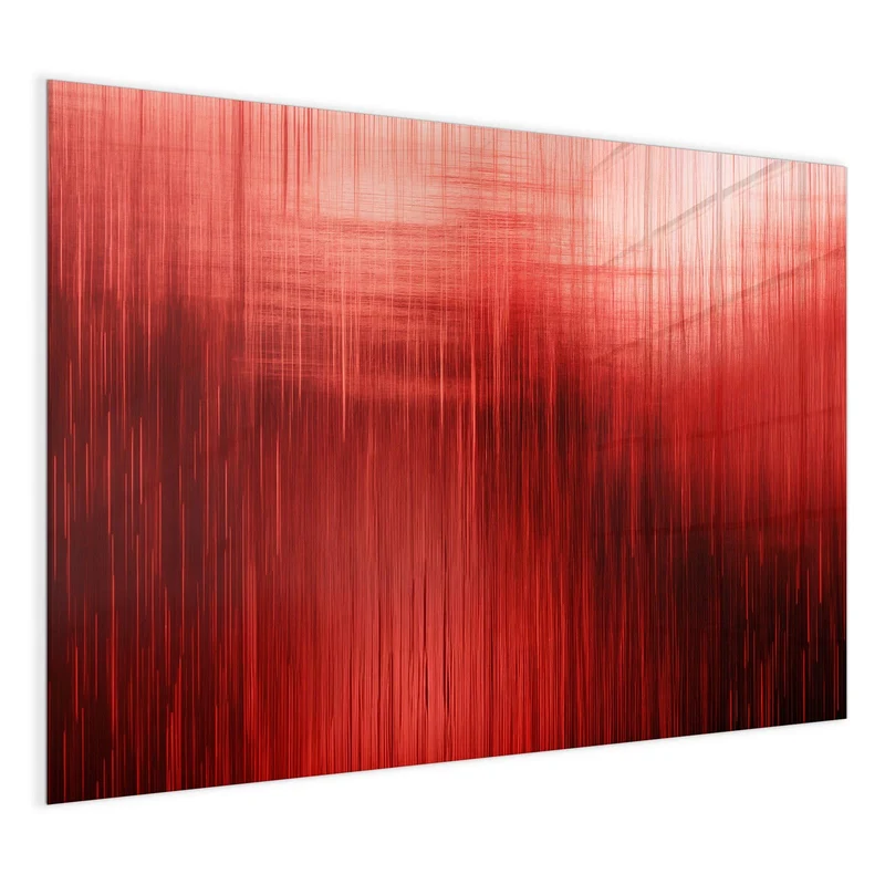 Magnettafel - Vertikale Linien in Rot
