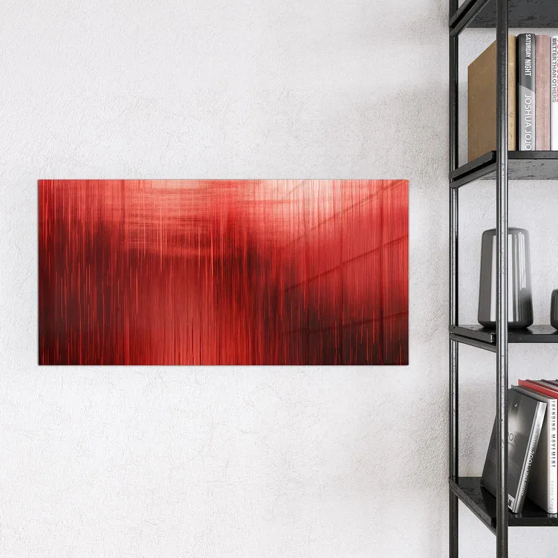 Magnettafel - Vertikale Linien in Rot