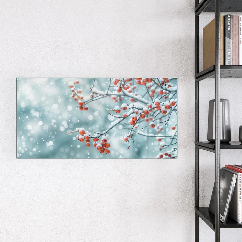 Magnettafel - Beeren im Schnee