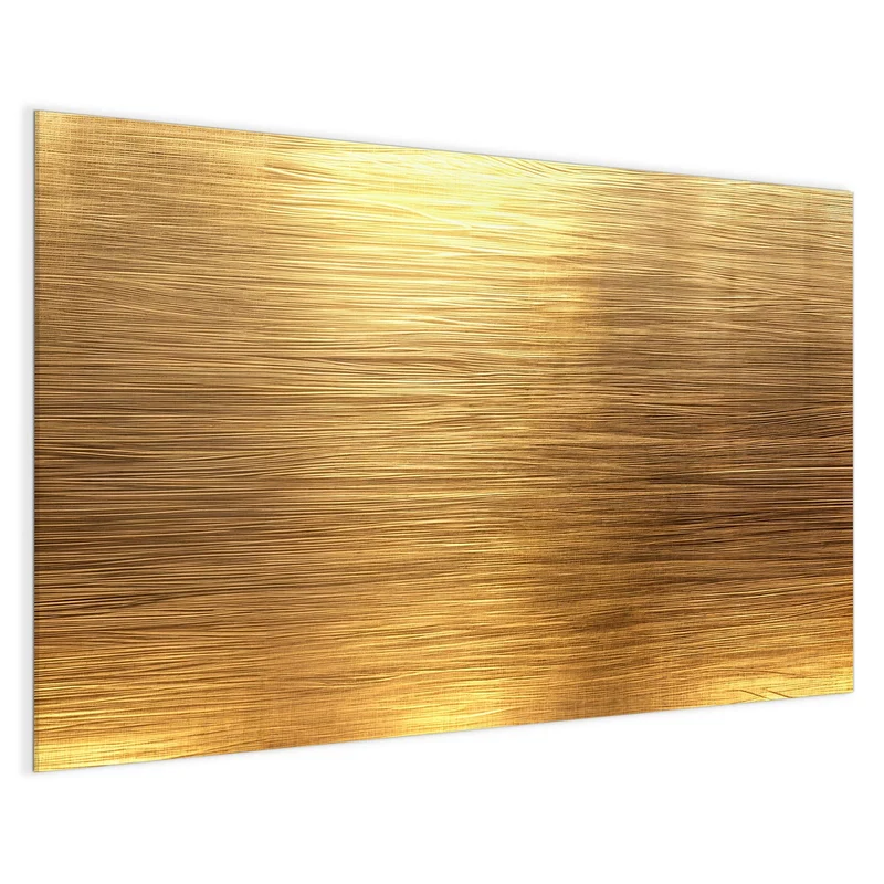 Magnettafel - Gebürstetes Gold