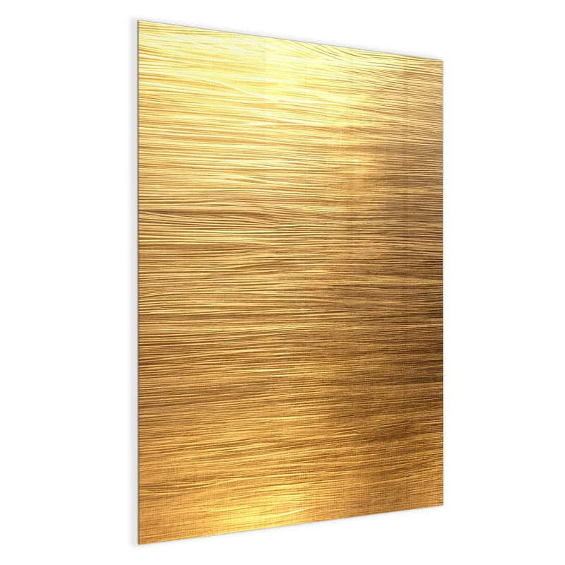 Magnettafel - Gebürstetes Gold
