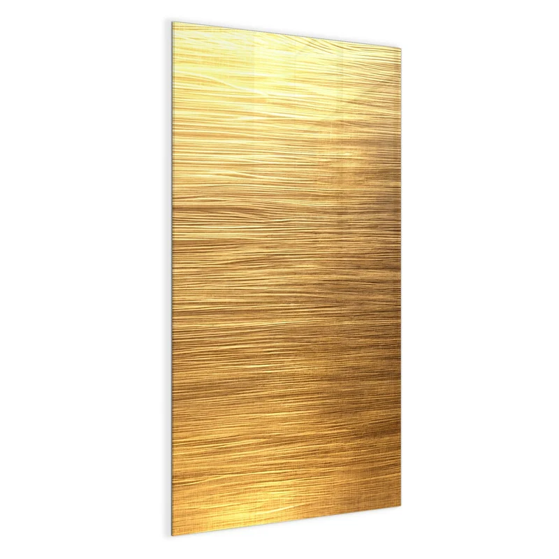 Magnettafel - Gebürstetes Gold