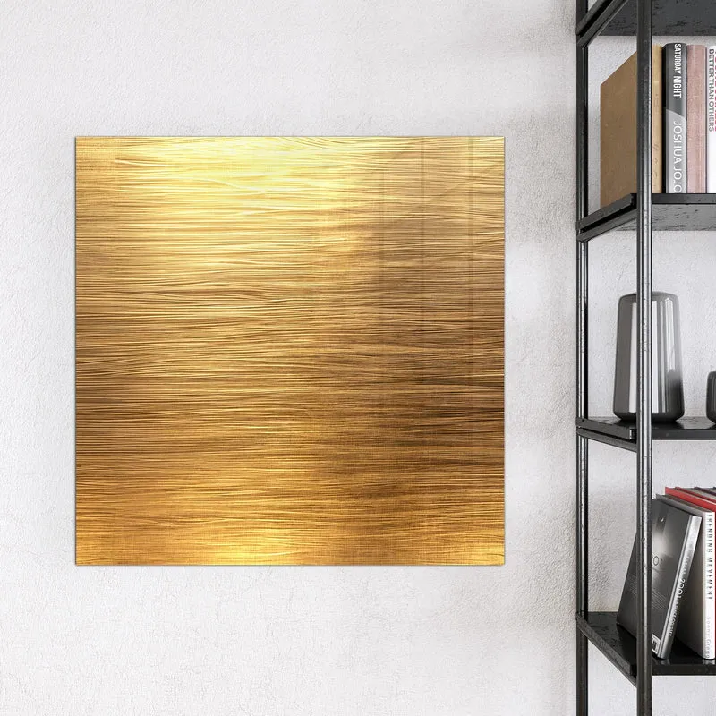 Magnettafel - Gebürstetes Gold