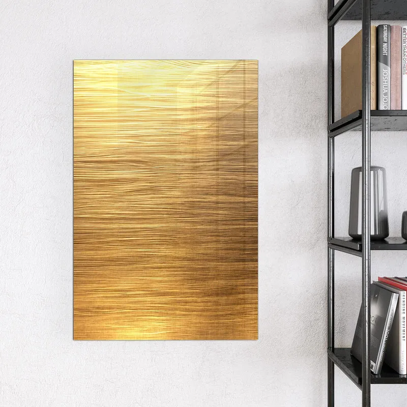 Magnettafel - Gebürstetes Gold
